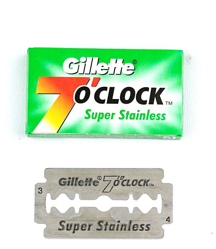 Gillette 7 O'clock Super Stainless Double Edge Blades 