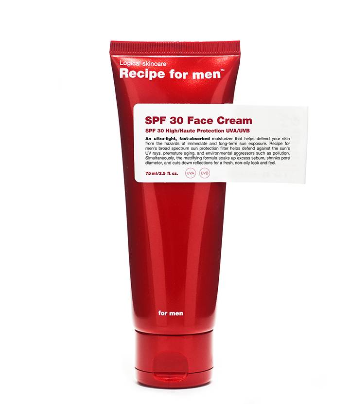 Recipe for Men Face Cream – SPF 30 75 ml