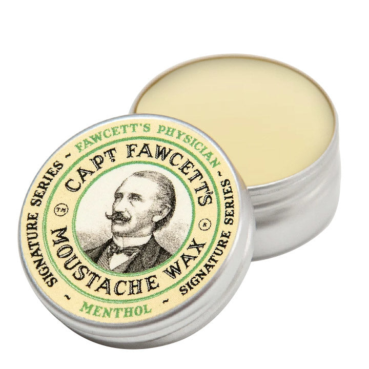 Captain Fawcett Overskæg Wax – Læge Menthol