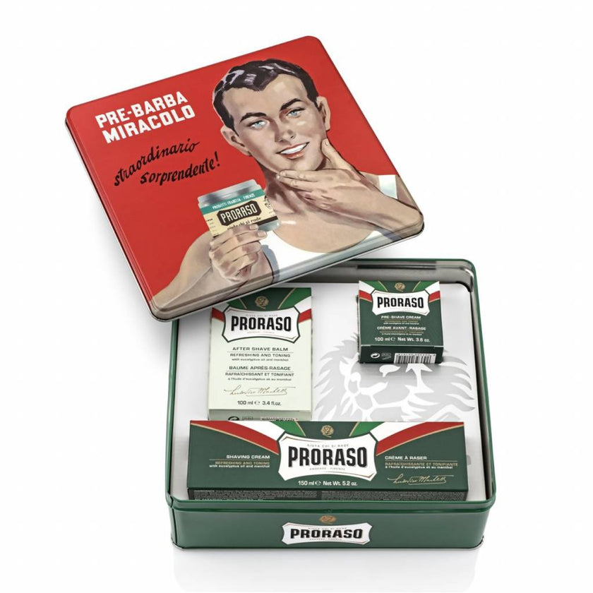 Proraso Vintage Gaveæske – Grøn Forfriskende