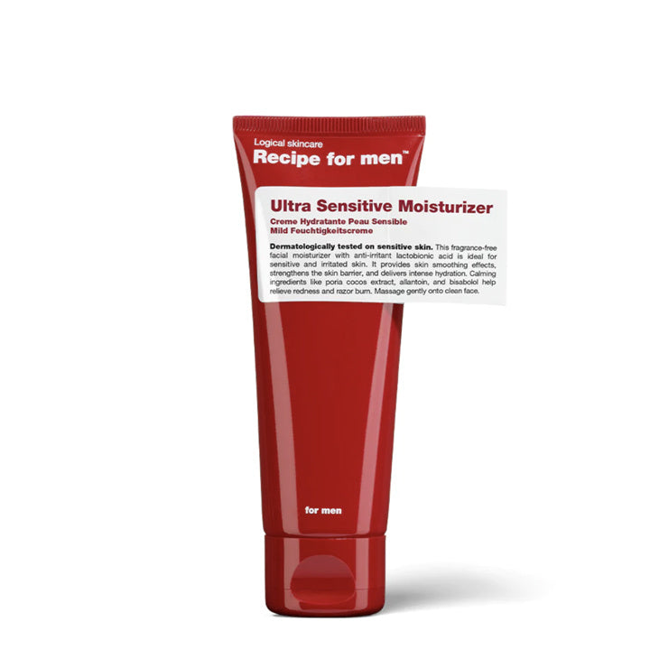 Recipe for Men Ultra Sensitiv Moisturizer