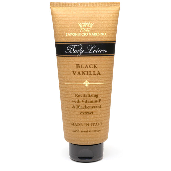 Saponificio Varesino Body Lotion – Sort Vanilje