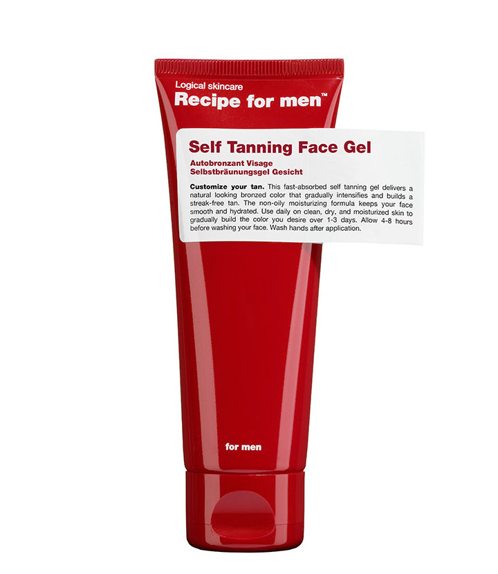 Recipe for Men Selvbrunende Ansigt Gel