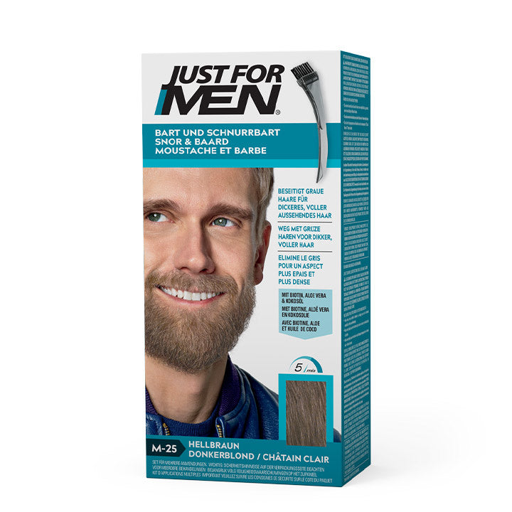 Just for Men Overskæg & Skæg – Lysebrun M-25