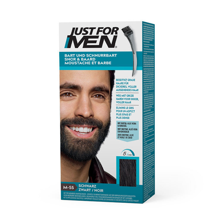 Just for Men Overskæg & Skæg – Sort M-55