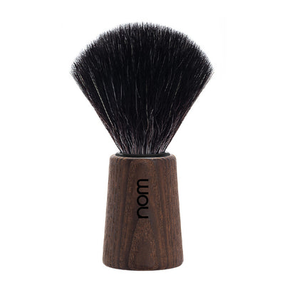 Billede af Shaving Brush Theo – Dark Ash – Black Fibre